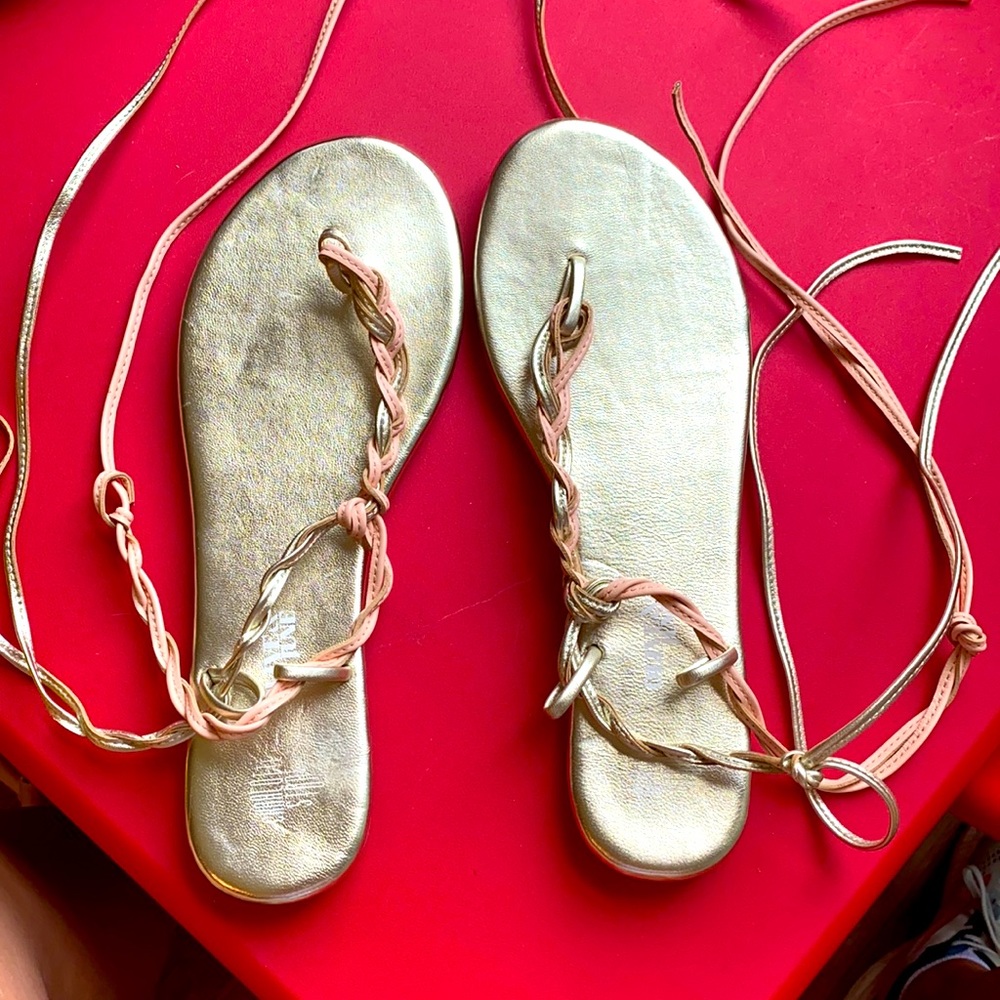 Charlotte stone for Olive and June gold sandals